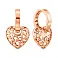 Золоті сережки Сердечка (арт. 1101026) – зображення 1