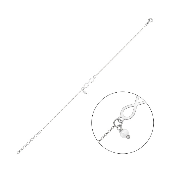 Золотой браслет Бесконечность (арт. 326963бпрлб) – изображение 1