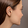 Золотые серьги-конго без камней (арт. 108535/15ж) – изображение 4