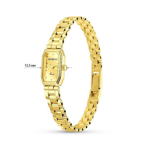 Женские кварцевые часы из желтого золота (арт. 260208ж) – изображение 6