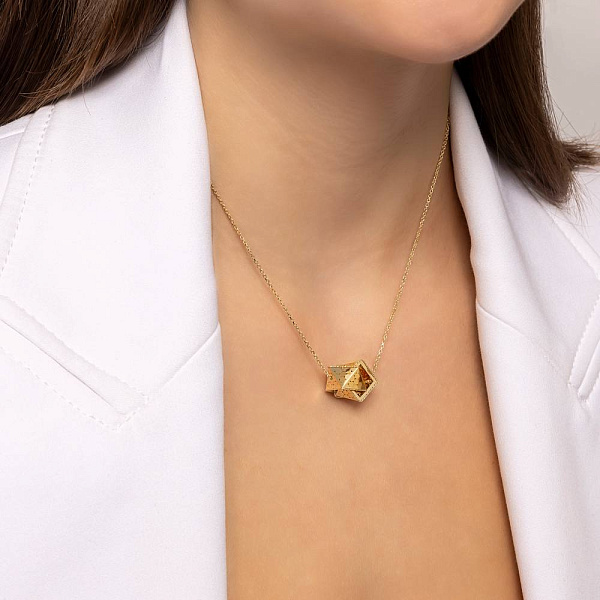 Золотое колье Francelli (арт. 352896ж) – изображение 3