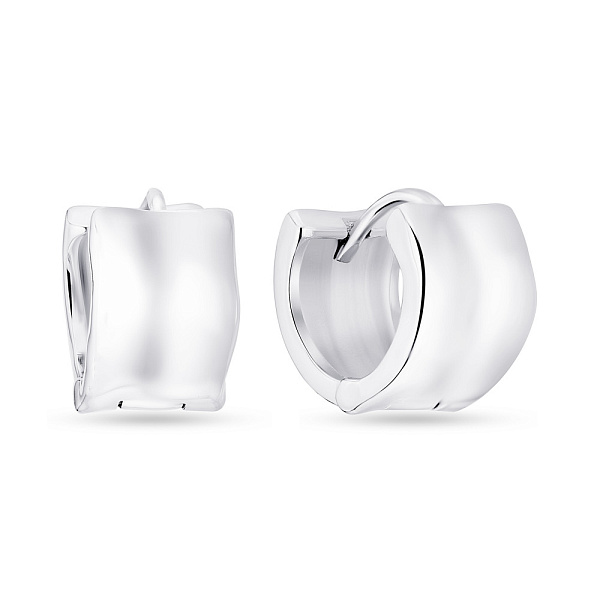 Серьги-кольца из серебра  (арт. 7502/4691/15) – изображение 1