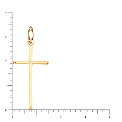 Золотая подвеска-крестик (арт. 501010ж)