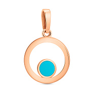 Золотая подвеска Лýна с эмалью (арт. 440662ет)