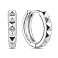 Серебряные серьги-кольца (арт. 7502/10186/15) – изображение 1
