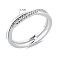 Серебряное кольцо с дорожкой из фианитов (арт. 7501/8300) – изображение 2