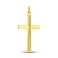 Хрестик з жовтого золота (арт. 424930ж) – зображення 1