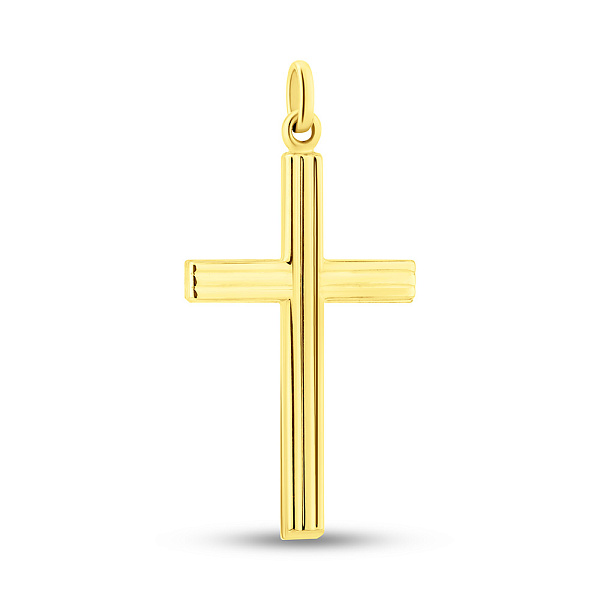 Хрестик з жовтого золота (арт. 424930ж) – зображення 1