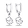 Серьги-подвески из серебра с фианитами (арт. 7502/1-0853.0.2) – изображение 1