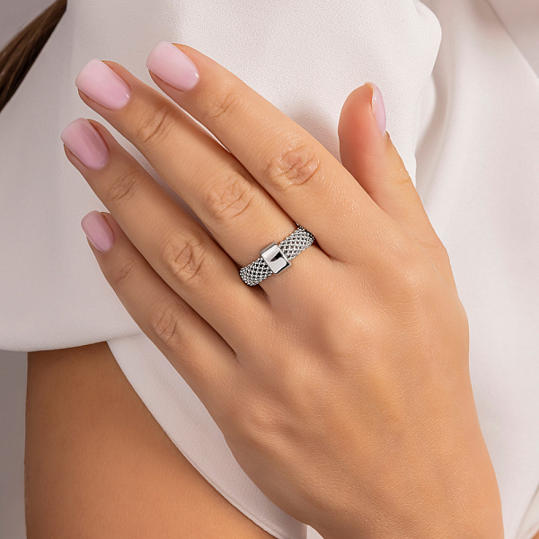 Золотое кольцо без камней (арт. 156725б) – изображение 2