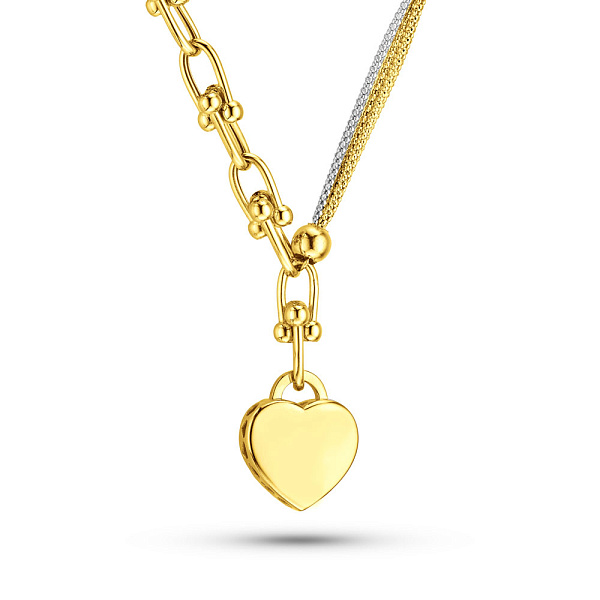 Колье из желтого и белого золота (арт. 352446жб) – изображение 1