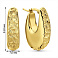Золотые массивные сережки Francelli (арт. е1091806/20ж) – изображение 3