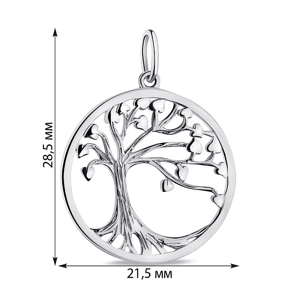 Серебряная подвеска Дерево жизни (арт. 7503/ПК2/1035-1) – изображение 2