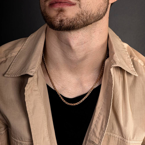 Цепочка плетения Бисмарк из золота (арт. ц3020418) – изображение 2