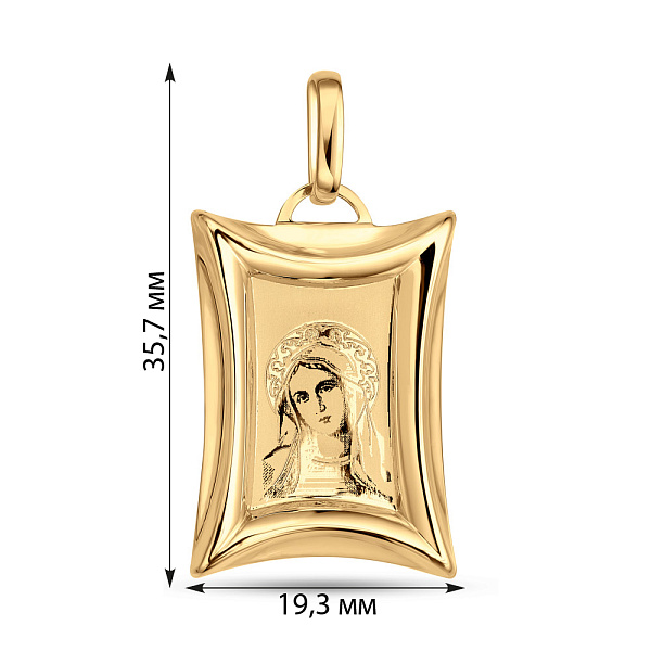 Ладанка из золота (арт. 411106ж) – изображение 2