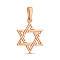 Золотая подвеска Звезда Давида (арт. 440243)