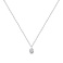 Серебряное колье с подвеской с фианитом (арт. 7507/792) – изображение 1
