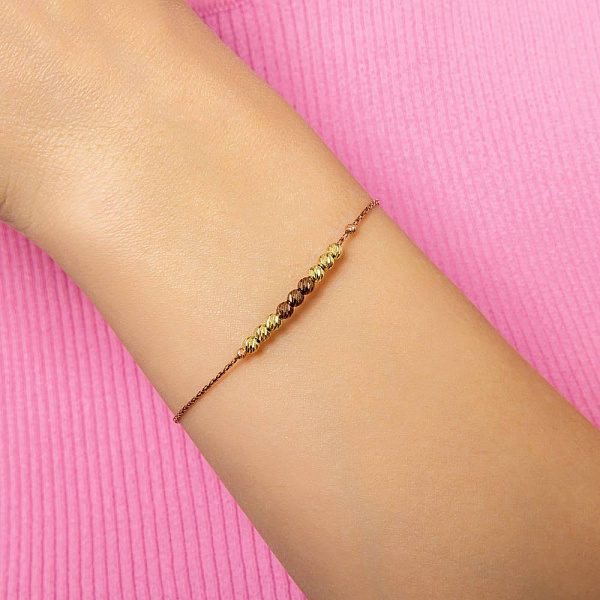 Золотой женский браслет Orbit (арт. 323328кжкр) – изображение 2