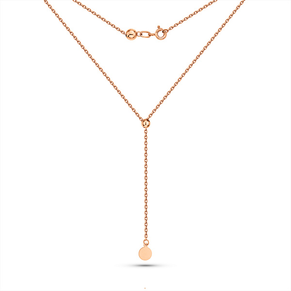 Золота кольє Fly з регульованим розміром (арт. 360258) – зображення 2