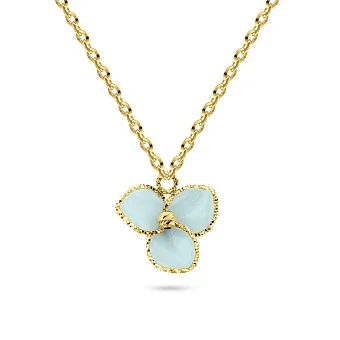 Кольє з жовтого золота Francelli з керамікою (арт. 352368жкмг)