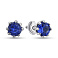 Серьги из серебра с сапфиром (арт. 7518/531Спссп) – изображение 1