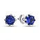 Сережки зі срібла з сапфіром (арт. 7518/531Спссп) – зображення 1