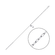 Фото Серебряный браслет Trendy Style с подвесками (арт. 7509/4203)