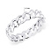 Серебряное кольцо "Цепь"  (арт. 7501/5409/2) – изображение 2