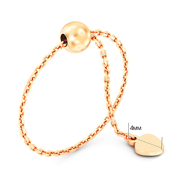 Золотое кольцо FLY (арт. 1401059) – изображение 3