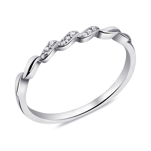 Кольцо из серебра с фианитами (арт. 7501/6854) – изображение 1