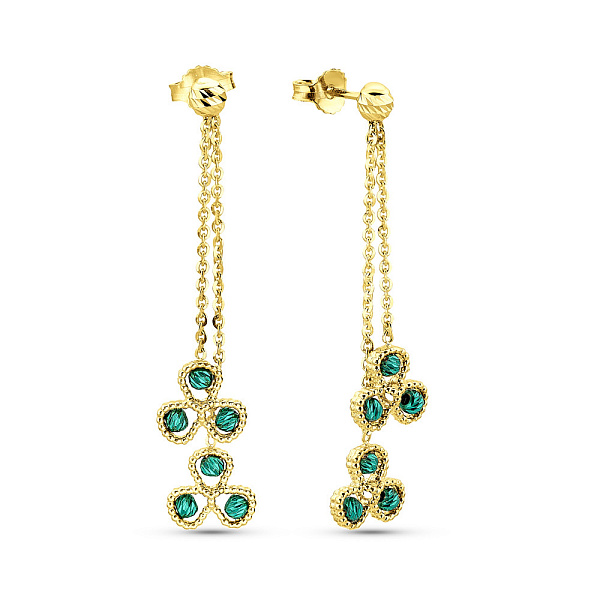 Золотые серьги Francelli (арт. 1091244жбрз) – изображение 1