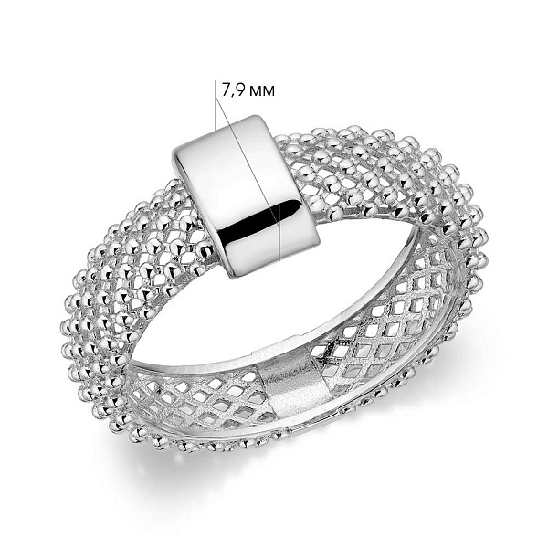 Золотое кольцо без камней (арт. 156725б) – изображение 6