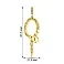 Золотий кулон Змія (арт. 424960жз) – зображення 2