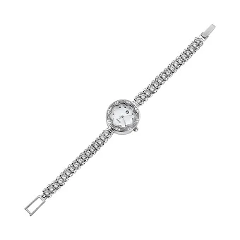 Срібний жіночий годинник з фіанітами (арт. 7526/289)