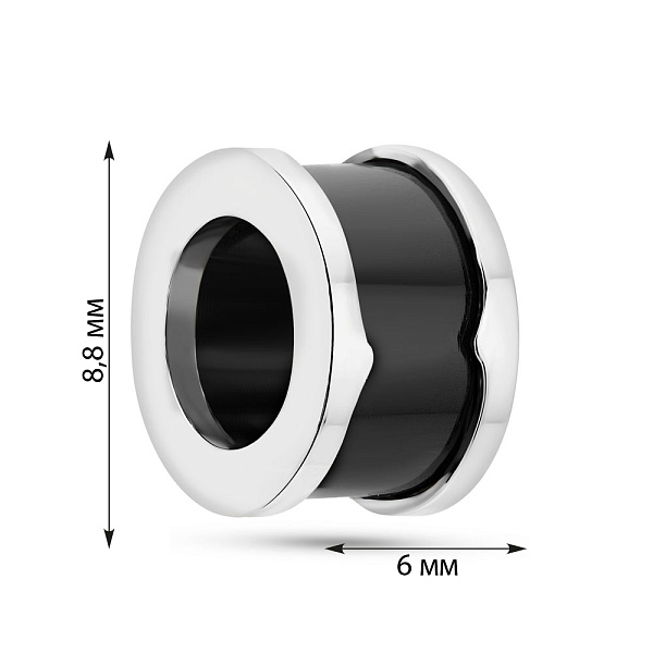 Золотий шарм з оніксом (арт. 423164/1бо) – зображення 2