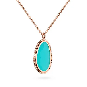 Золоте кольє з кварцом (арт. 351936Пкгм)