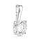 Серебряная подвеска с фианитом (арт. 7503/4752) – изображение 1