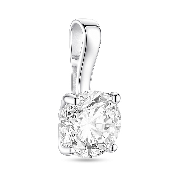 Серебряная подвеска с фианитом (арт. 7503/4752) – изображение 1