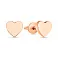 Золотые серьги-пусеты Сердце (арт. 2002748101) – изображение 1
