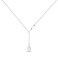 Серебряное колье с жемчугом (арт. 7507/2134жб) – изображение 1