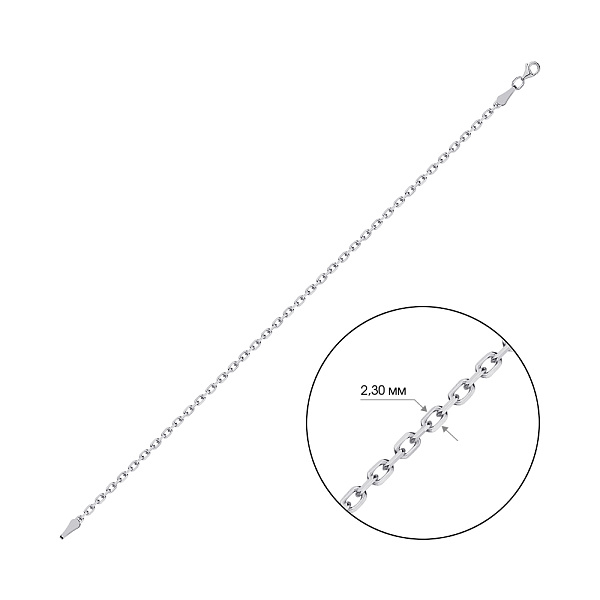 Браслет из серебра плетения Якорное (арт. 0316203) – изображение 2