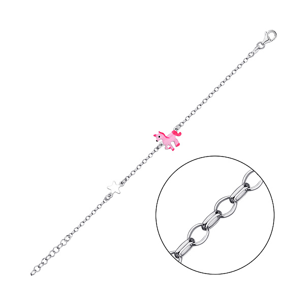 Детский серебряный браслет (арт. 7509/3611ебр) – изображение 1