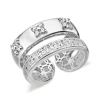 Золотое кольцо Francelli с фианитами (арт. е156651б)