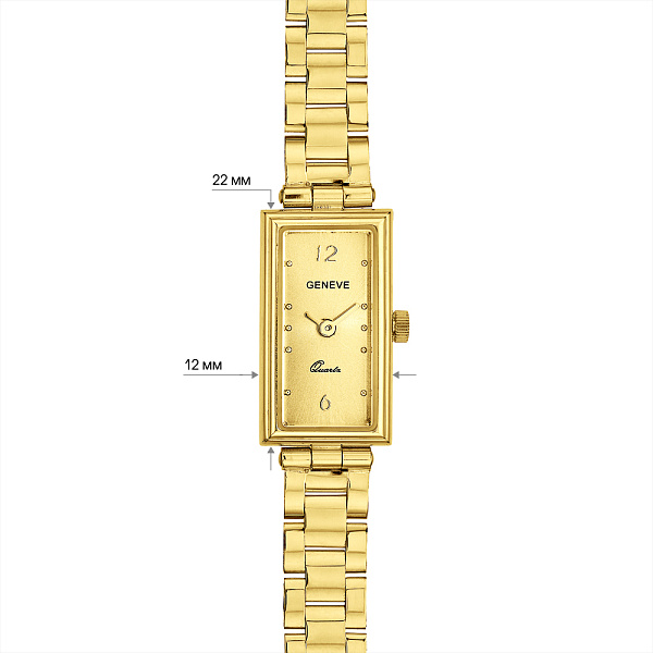 Золотые часы кварцевые (арт. 260068ж) – изображение 4