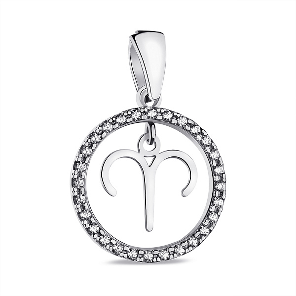 Серебряный кулон Овен (арт. 7503/А054овпю) – изображение 1