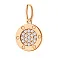 Золота підвіска з фіанітами (арт. 424145) – зображення 1