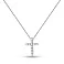 Срібне кольє Хрестик з фіанітами (арт. 7507/1477/2) – зображення 1