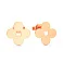 Золоті сережки пусети Клевер (арт. 111214) – зображення 1