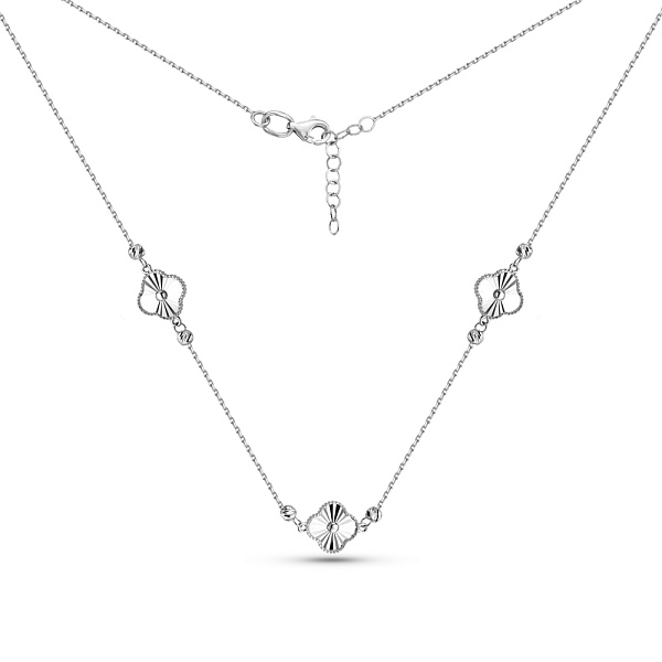 Колье из белого золота (арт. 352438/10б) – изображение 3