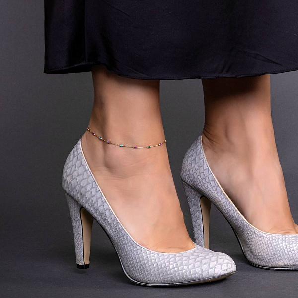 Браслет на ногу з жовтого золота Francelli (арт. 326204жцв/н) – зображення 2